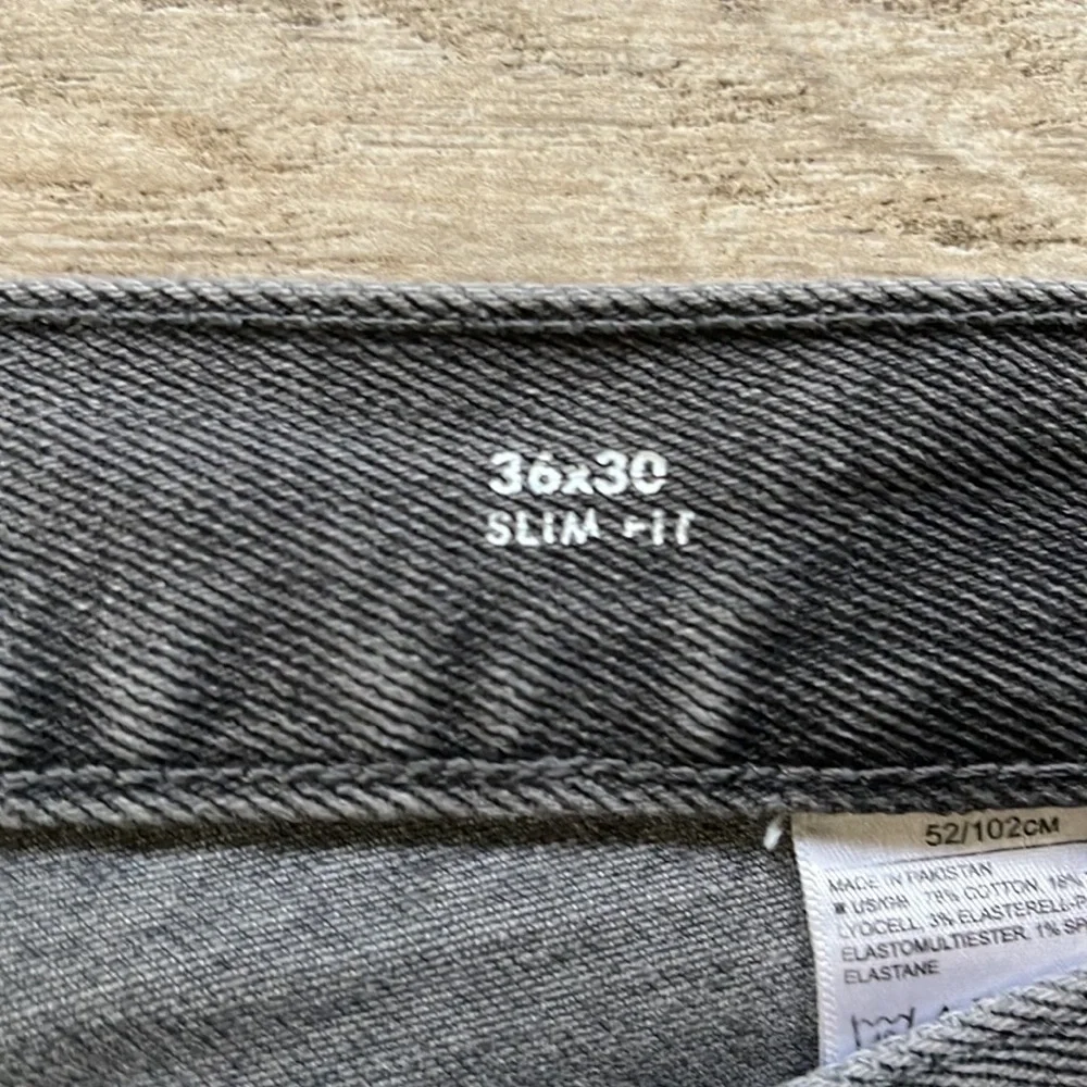 Men's Grey Slim Fit Jeans